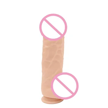 9 colių Didžiulis Arklys Dildo Realistiškas Penis Stiprus Gyvis Silikono Gaidys Penis Erotiniai Sex Žaislų, Moters Sekso Parduotuvė