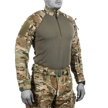 Spalvotų Spalvos Tinklelis ACU Serijos Karinę Uniformą Colete Tactico Militar Kailis Ir Kelnės Taktinis Drabužių Vyrams